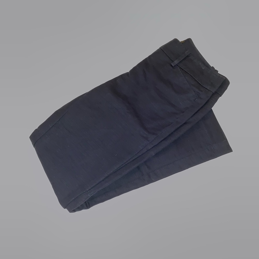 Anne Taylor Factory Navy Linen Slacks